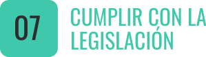 CUMPLIR CON LEGISLACIÓN